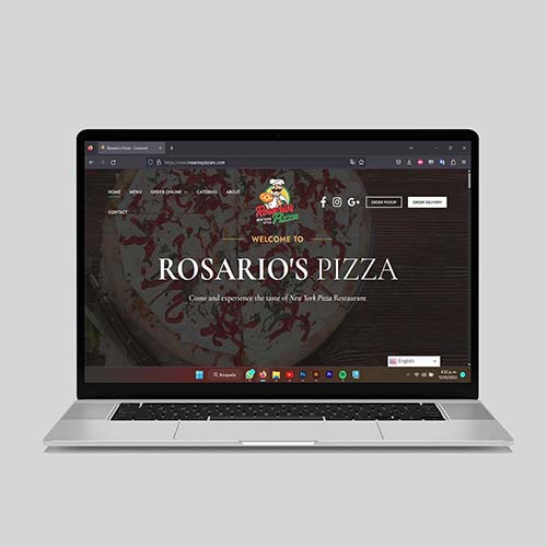rosarios pizza website